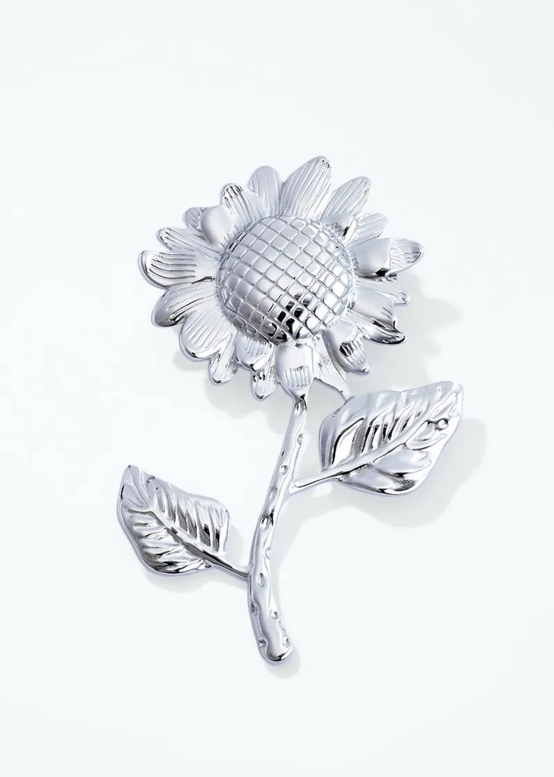 Broche tournesol en acier inoxydable ÉLINE L’ATELIER