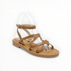Sandales Plates Camel - Joia Paris