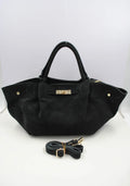 Sac à main en cuir suede véritable SYSTYLE