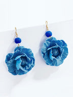 Boucles d'oreilles fleur puce acier inoxydable BYREN | ÉLINE L'ATELIER