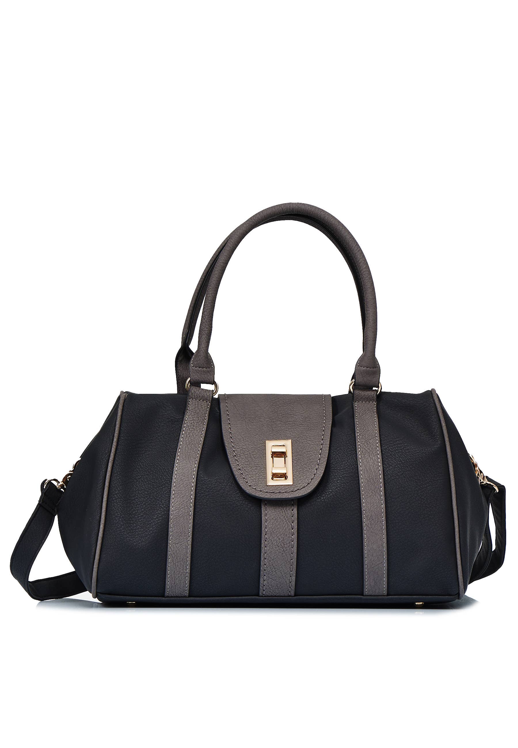 Sac Otay HJS - Sac Bicolore Noir & Gris