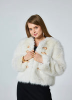 Manteau fausse fourrure FRIME