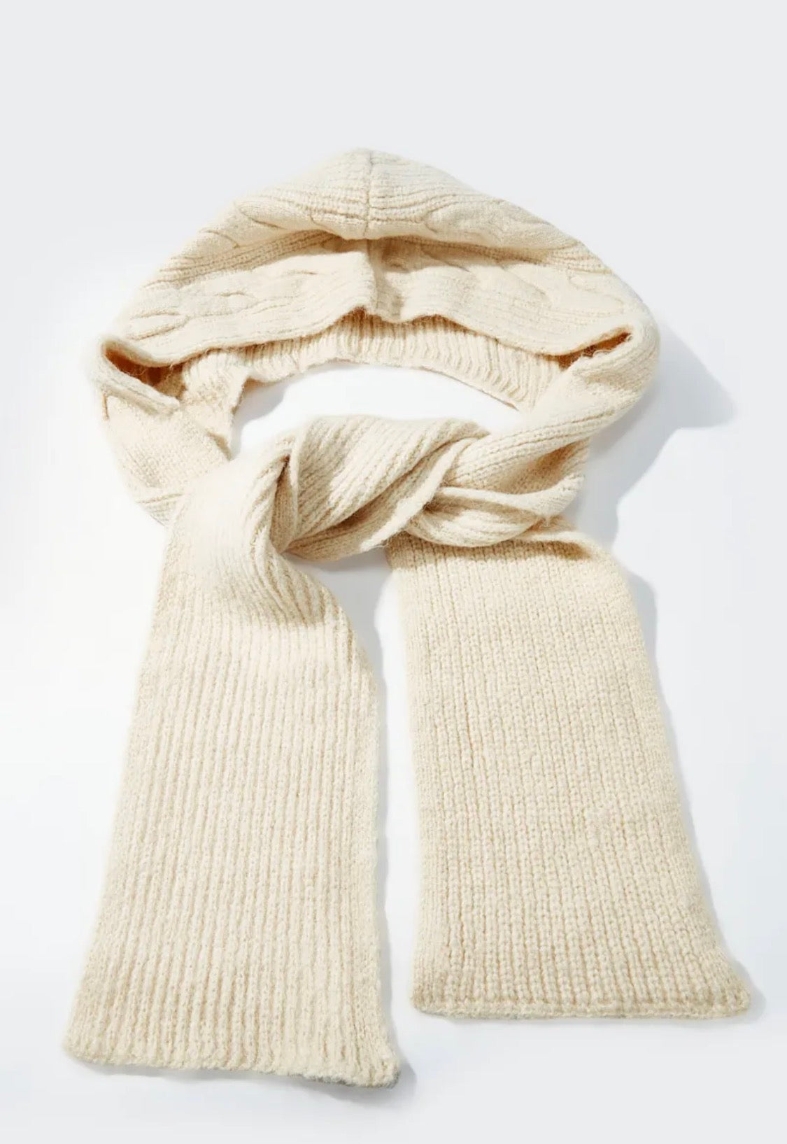 Bonnet écharpe 2-en-1 en laine BYREN | ÉLINE L'ATELIER