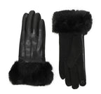 Gants d'hiver bordure fausse fourrure GALLANTRY