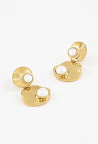 Boucles d'oreilles pendantes perle Éline — BYREN | ÉLINE L'ATELIER