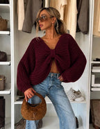 Pull Oversize à Nœud FORCYMA
