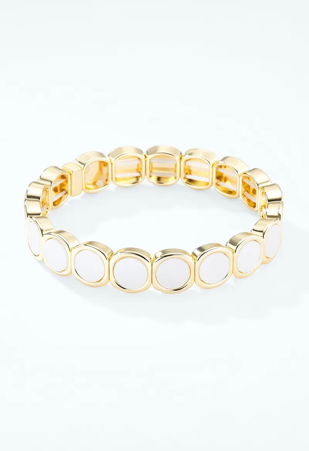 Bracelet Élastique Médaillons Dorés BYREN