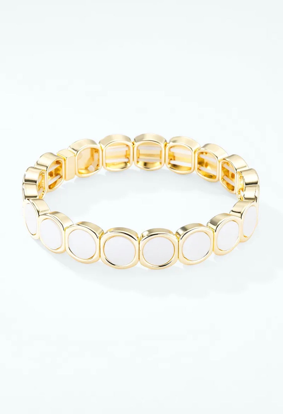 Bracelet Élastique Médaillons Dorés BYREN