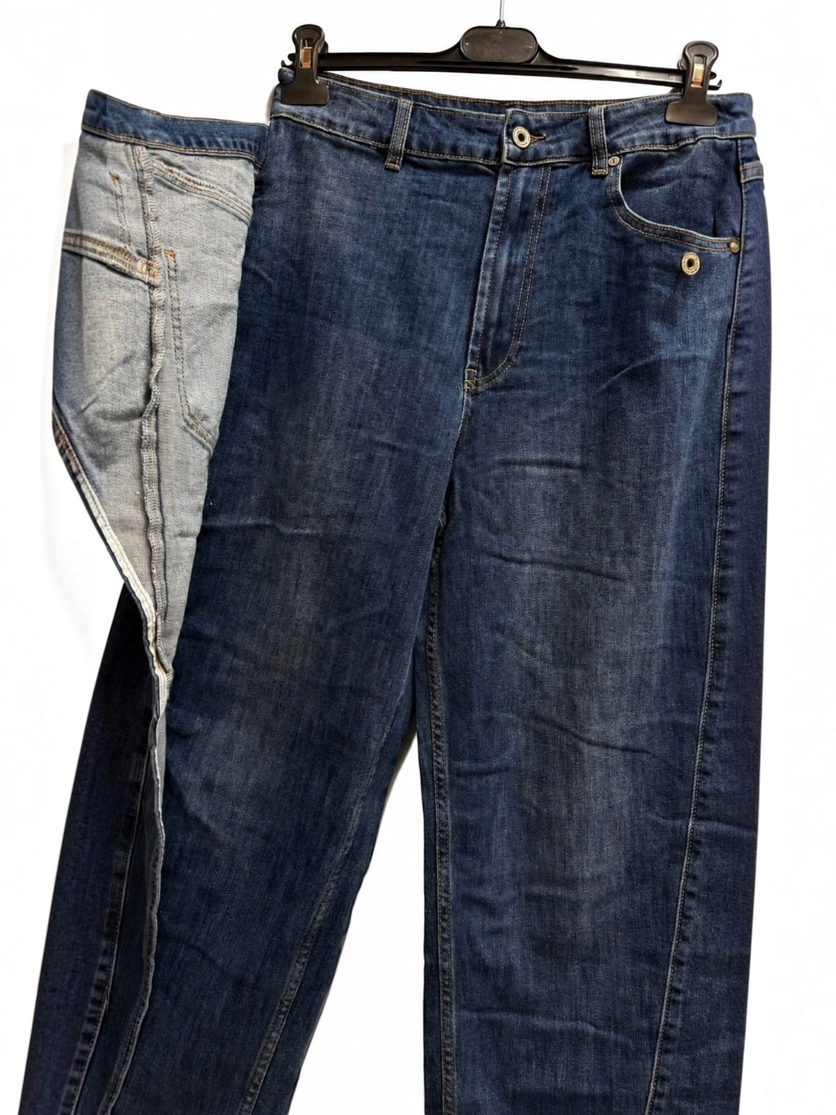 Jean large taille haute à coupe ample JOY'S FARFALLA