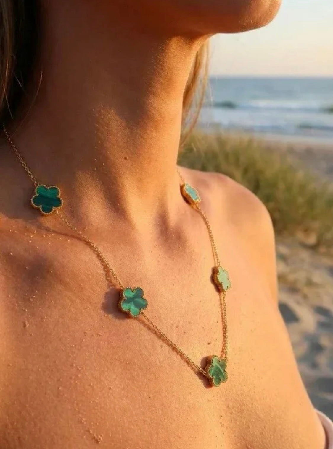 Collier trèfle réversible BIJOUX MYSTÈRES