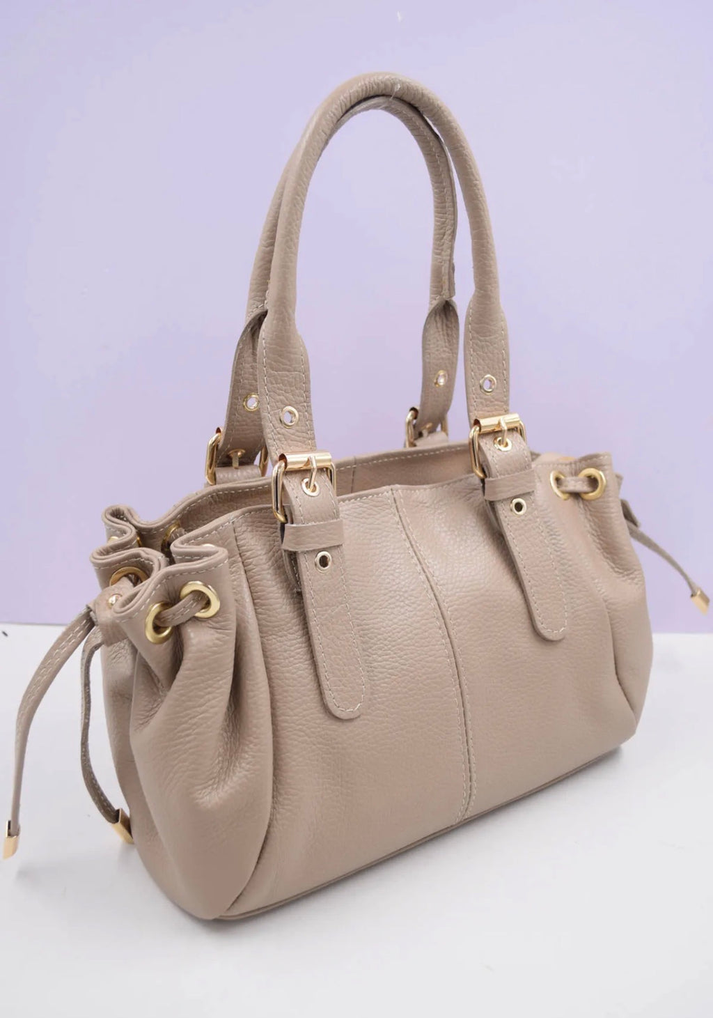 Sac à main cuir litchi SYSTYLE