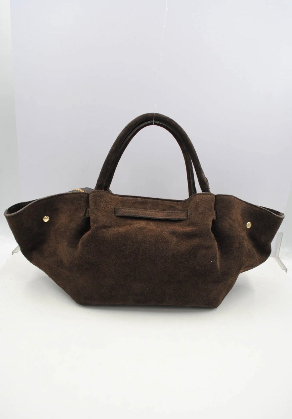 Sac à main en cuir suede véritable SYSTYLE