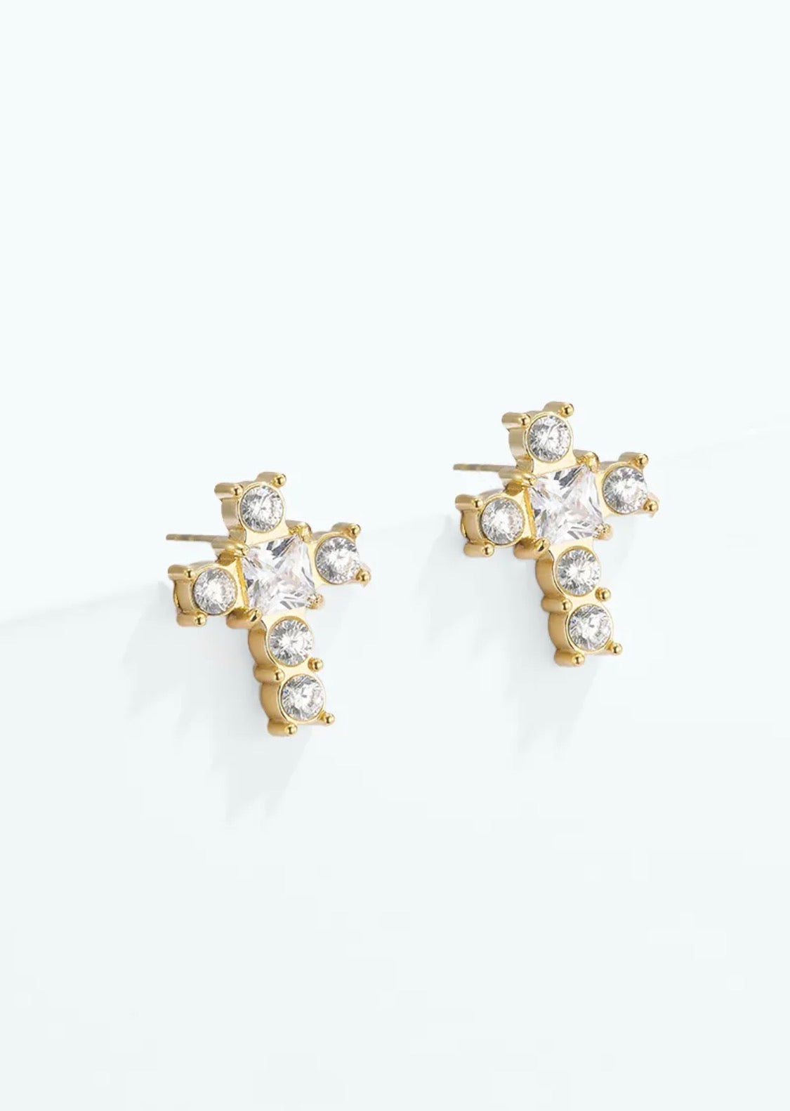 Boucles d'oreilles en acier inoxydable BYREN | ÉLINE L'ATELIER