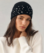 Bonnet côtelé à strass femme ÉLINE L'ATELIER