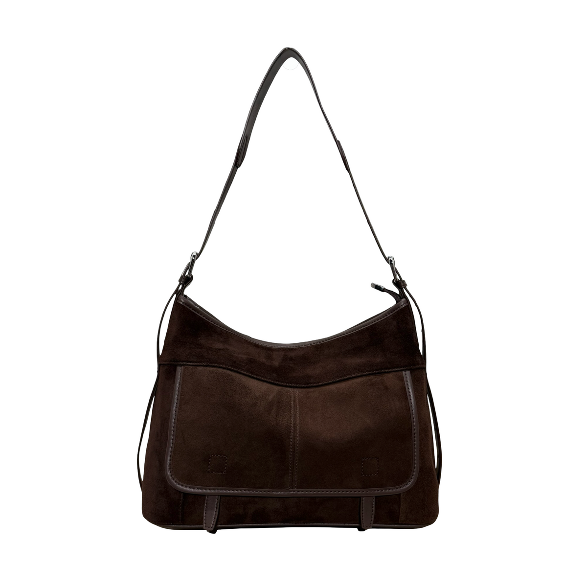 Sac épaule en cuir suédé Alma LOUISA LEE