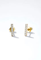 Boucles d’oreilles barrettes dorées ÉLINE L’ATELIER