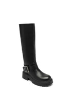 Bottes hautes à boucle et semelle crantée STEPHAN PARIS
