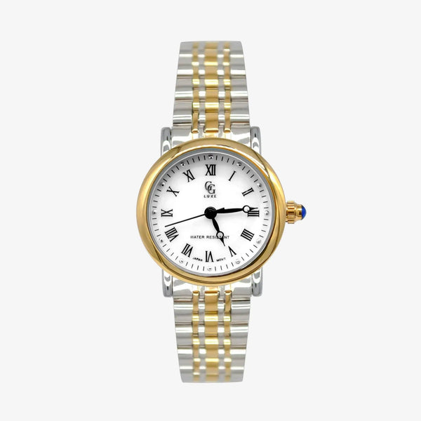 Montre Colette argentée dorée chiffres romains GG LUXE WATCH