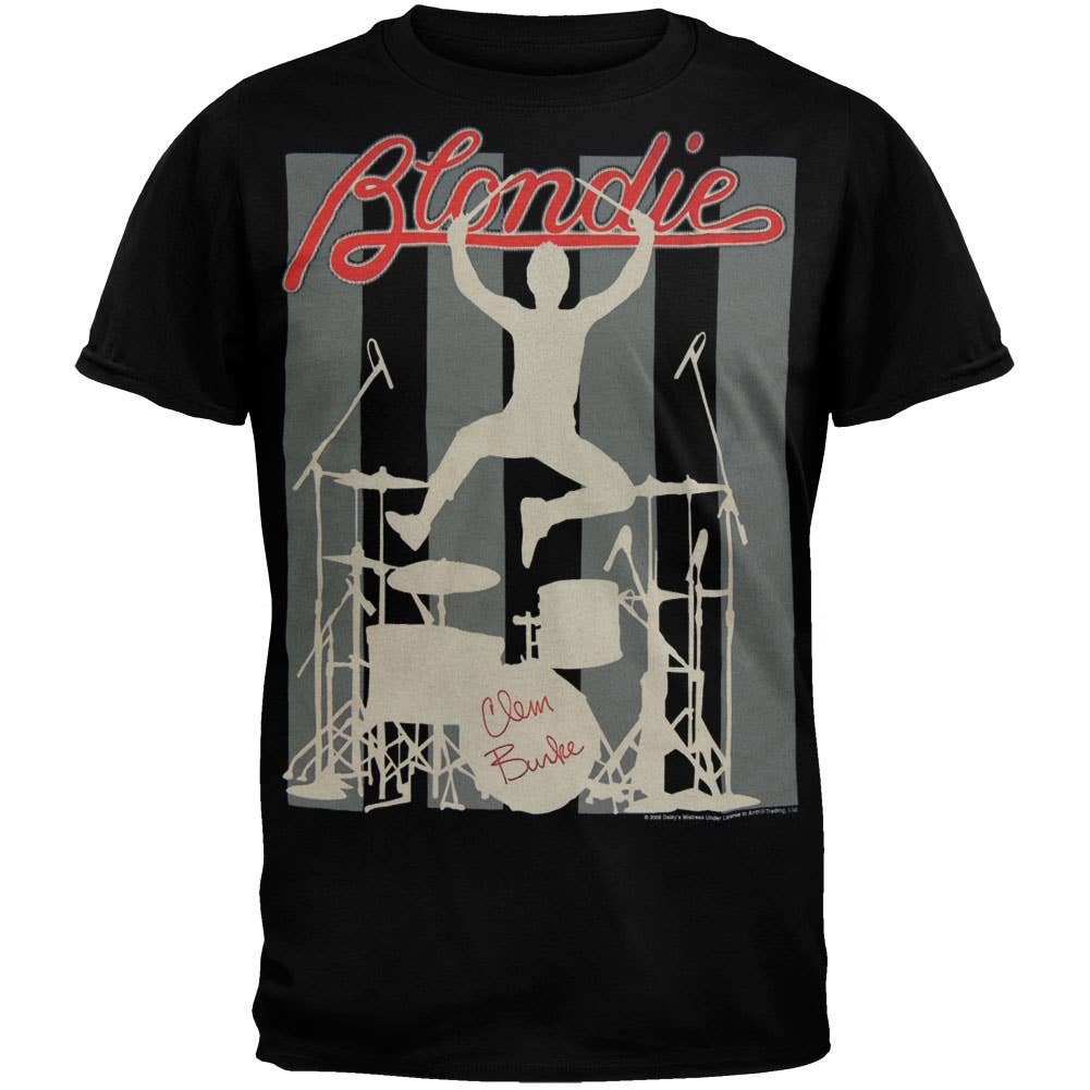 Blondie - T-shirt homme à manches courtes Clem Burke - T-shirt homme - Official Store