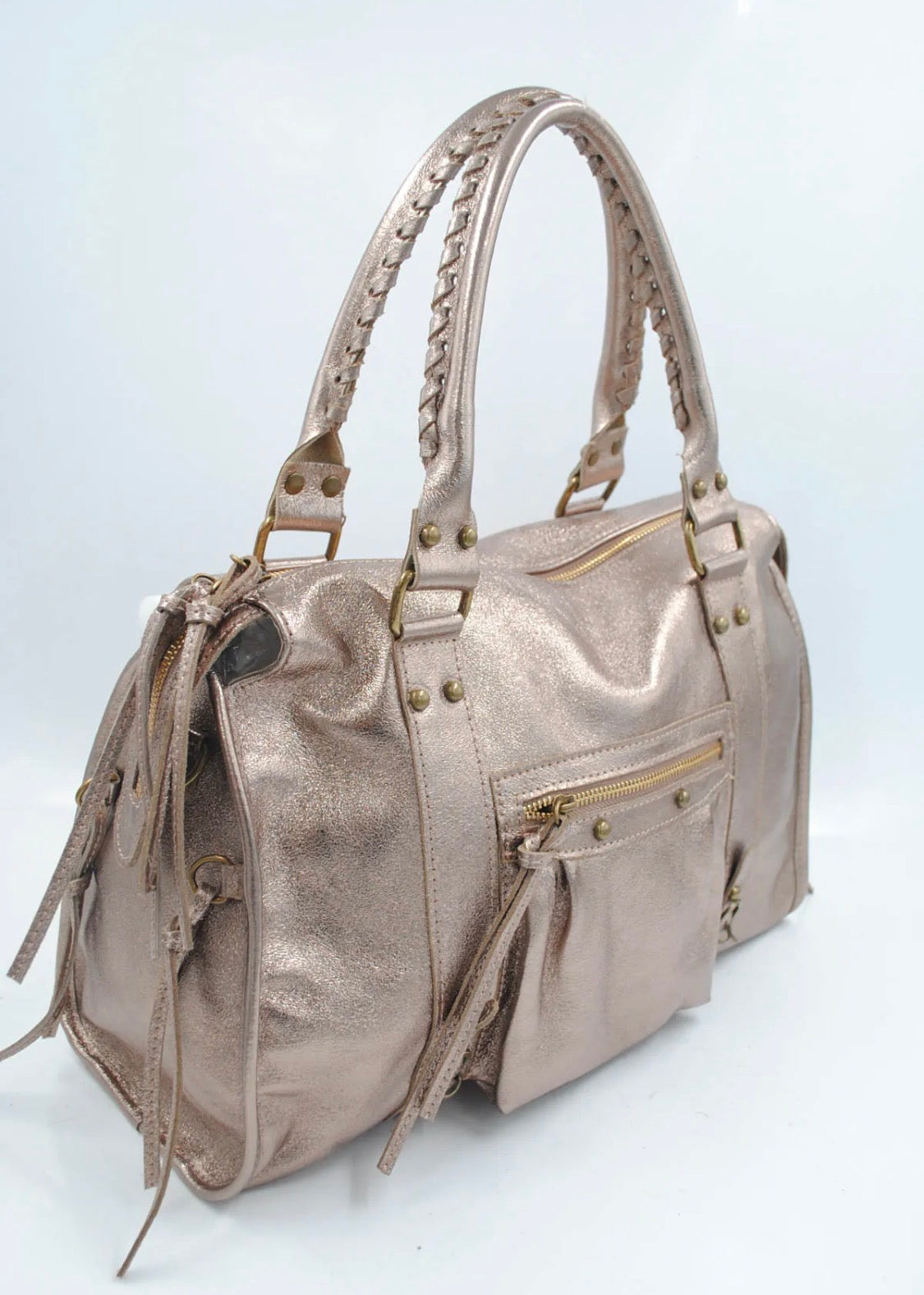 Sac format A4 cuir vachette SYSTYLE