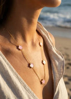 Collier trèfle réversible BIJOUX MYSTÈRES