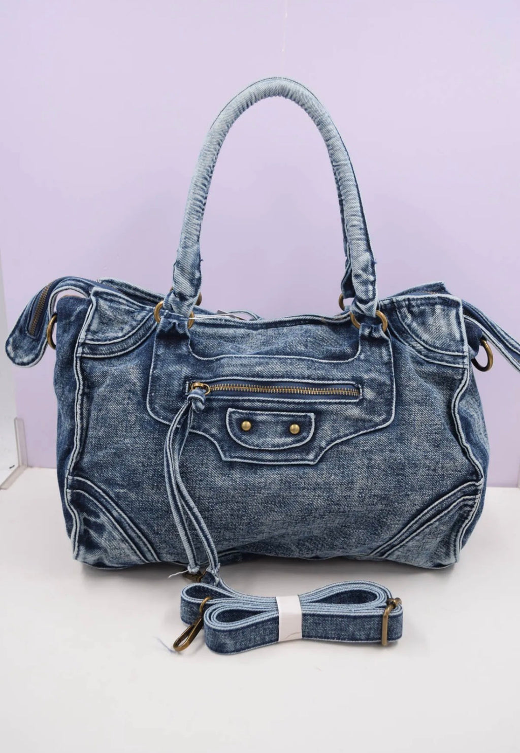 Sac format A4 effet jean SYSTYLE