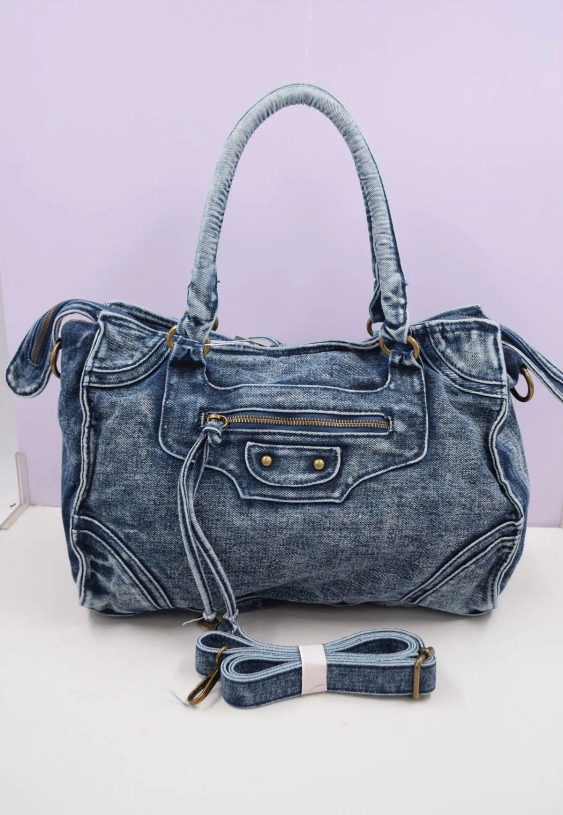 Sac format A4 effet jean SYSTYLE