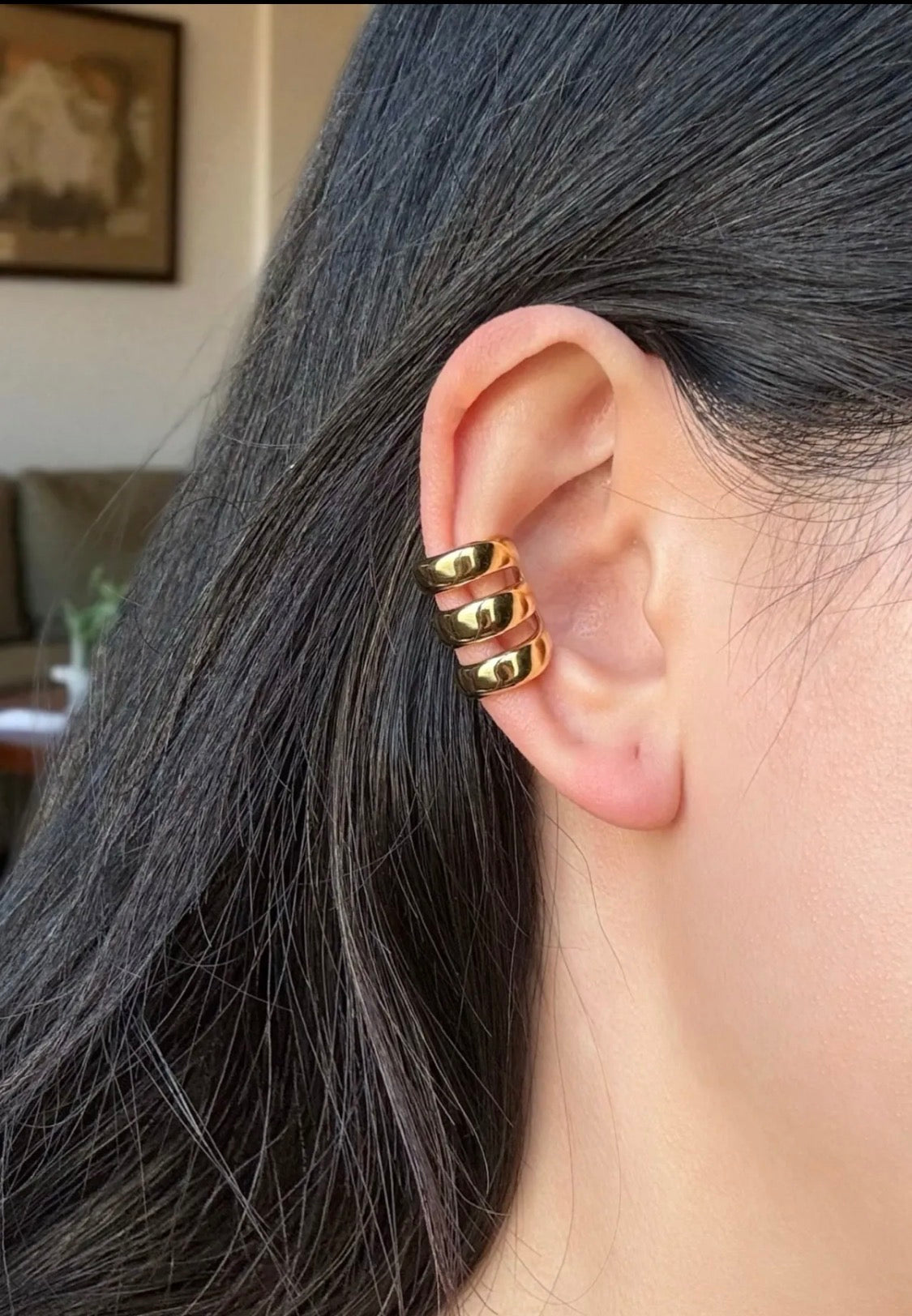 Earcuffs Acier Inoxydable Minimaliste BYREN | ÉLINE L'ATELIER