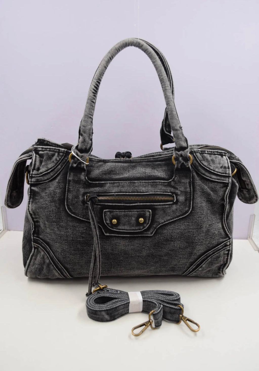 Sac format A4 effet jean SYSTYLE