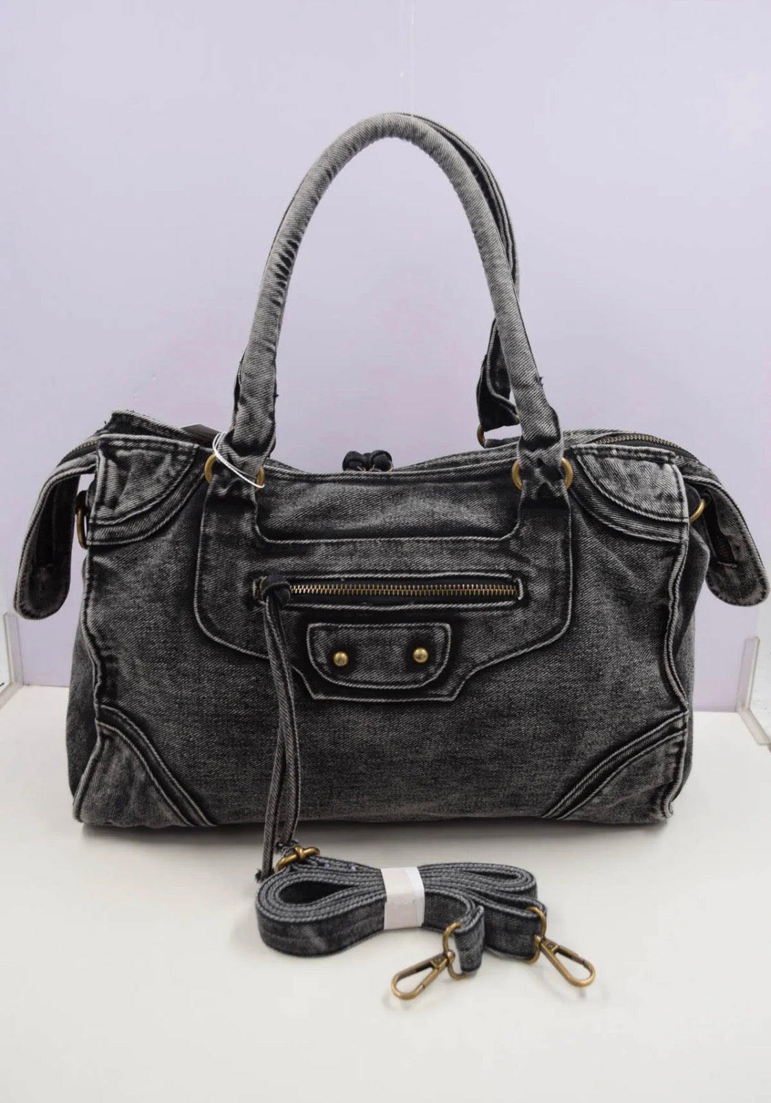 Sac format A4 effet jean SYSTYLE