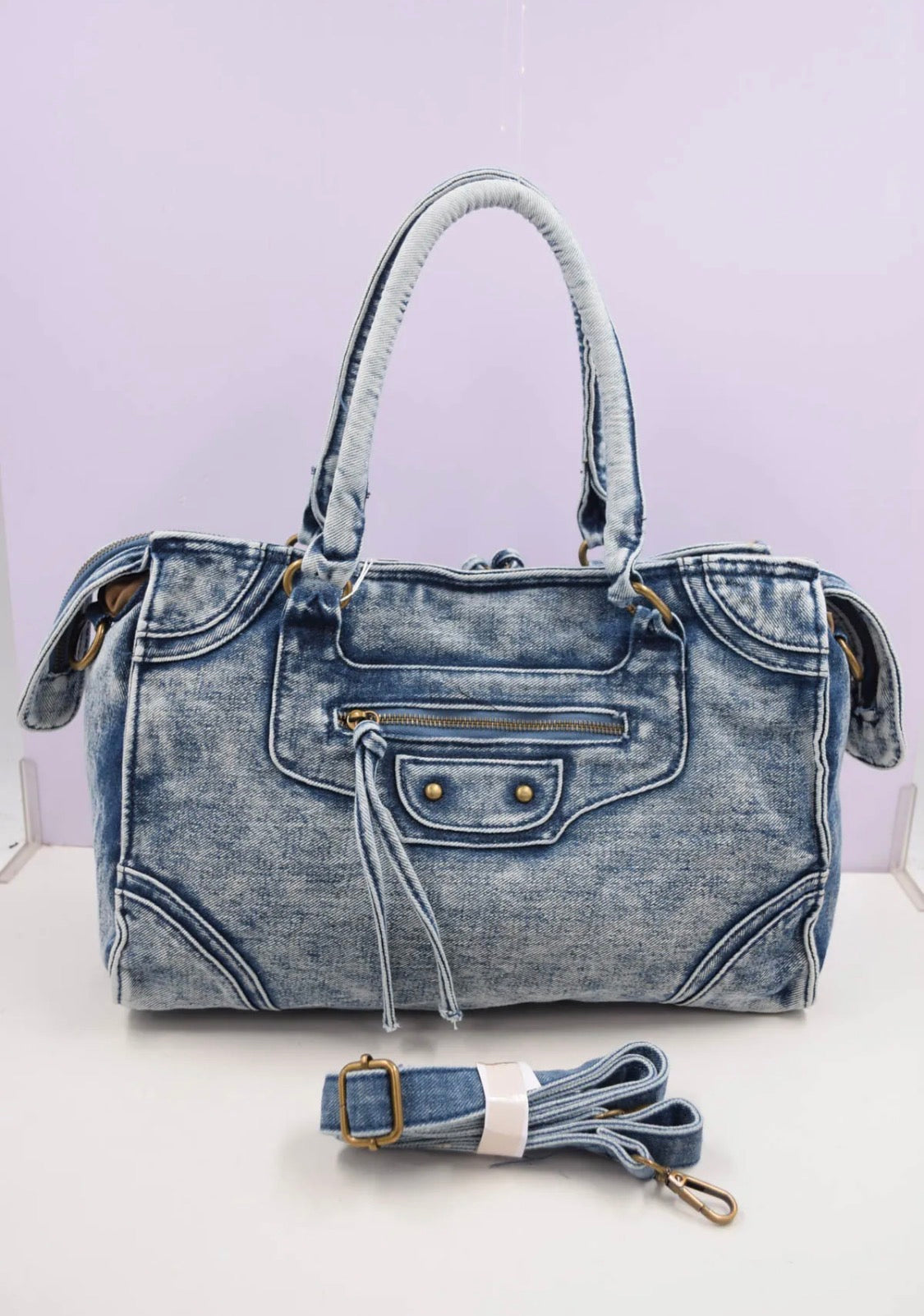 Sac format A4 effet jean SYSTYLE
