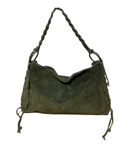 Sac à main en cuir suédé Lanel LOUISA LEE