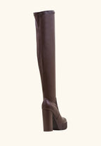 Bottes marron en synthétique STEPHAN PARIS
