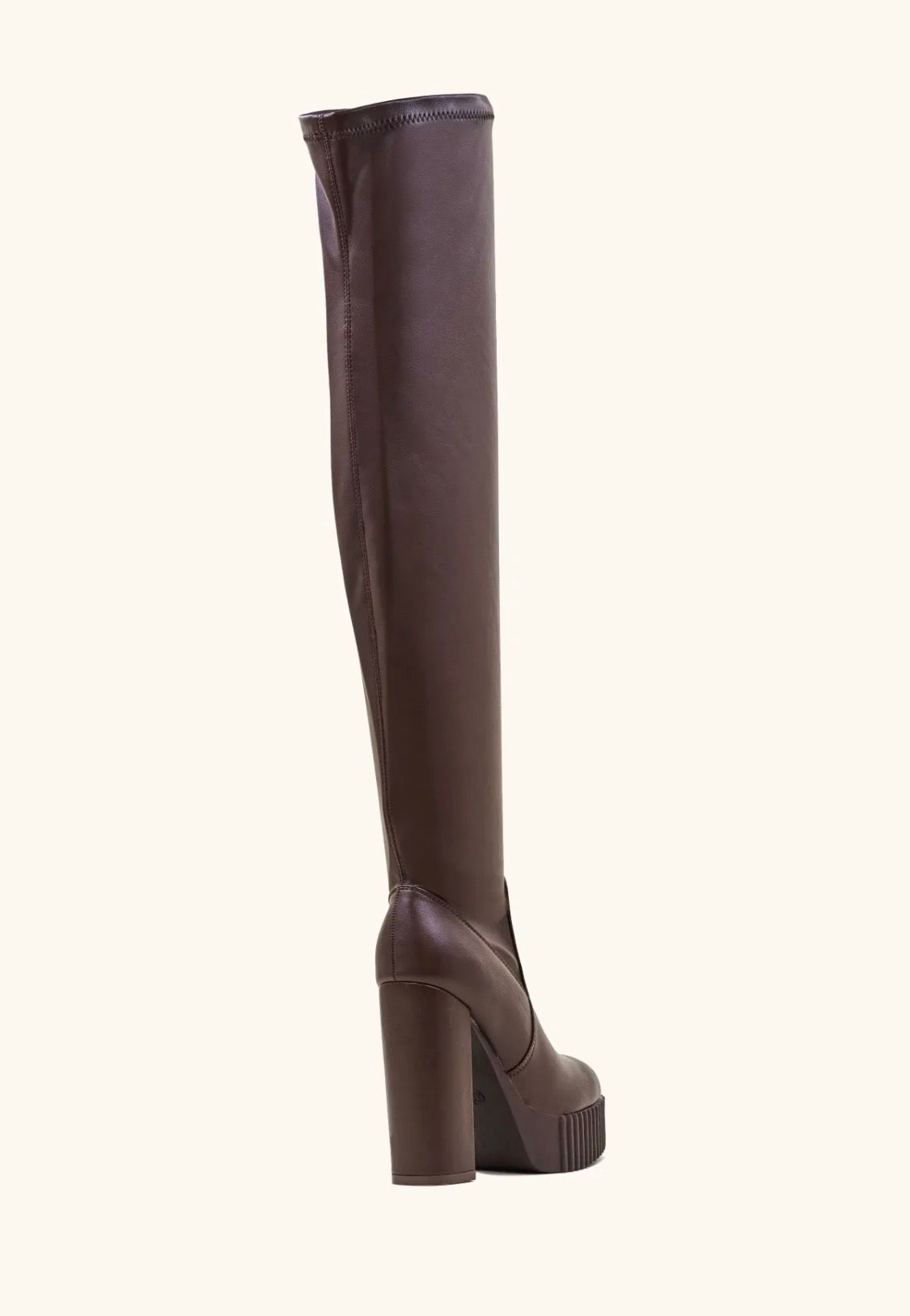 Bottes marron en synthétique STEPHAN PARIS