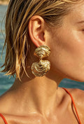 Boucles d'oreilles Coquillage Dorées ÉLINE L'ATELIER