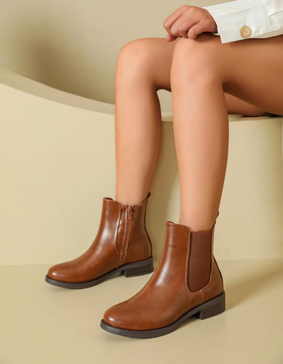 Chelsea Boots Orena — Simili Cuir Élastiquées
