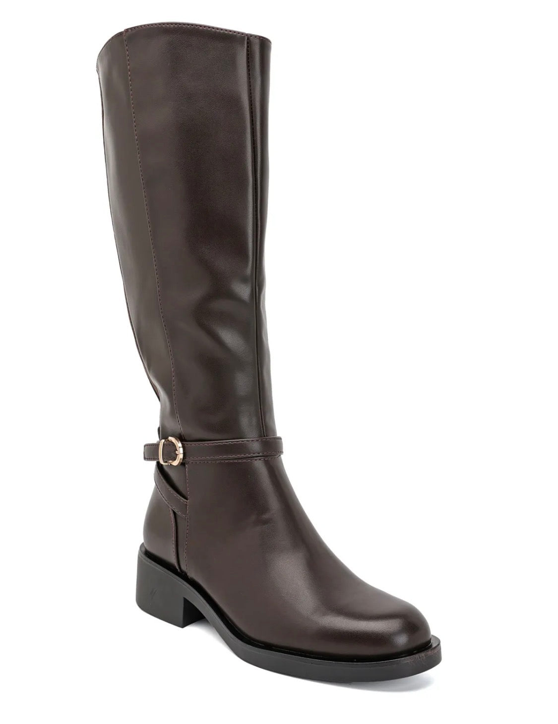 Bottes Cavalières Orena — Montantes Simili Cuir avec Boucle