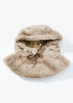 Cagoule moumoutée polaire ÉLINE L'ATELIER