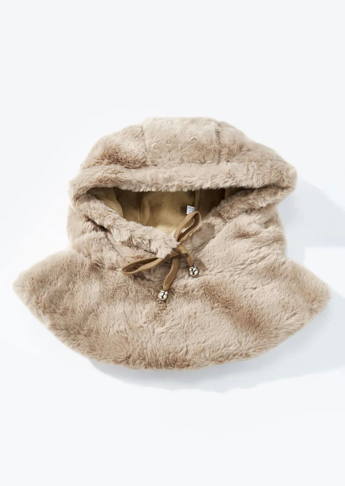 Cagoule moumoutée polaire ÉLINE L'ATELIER