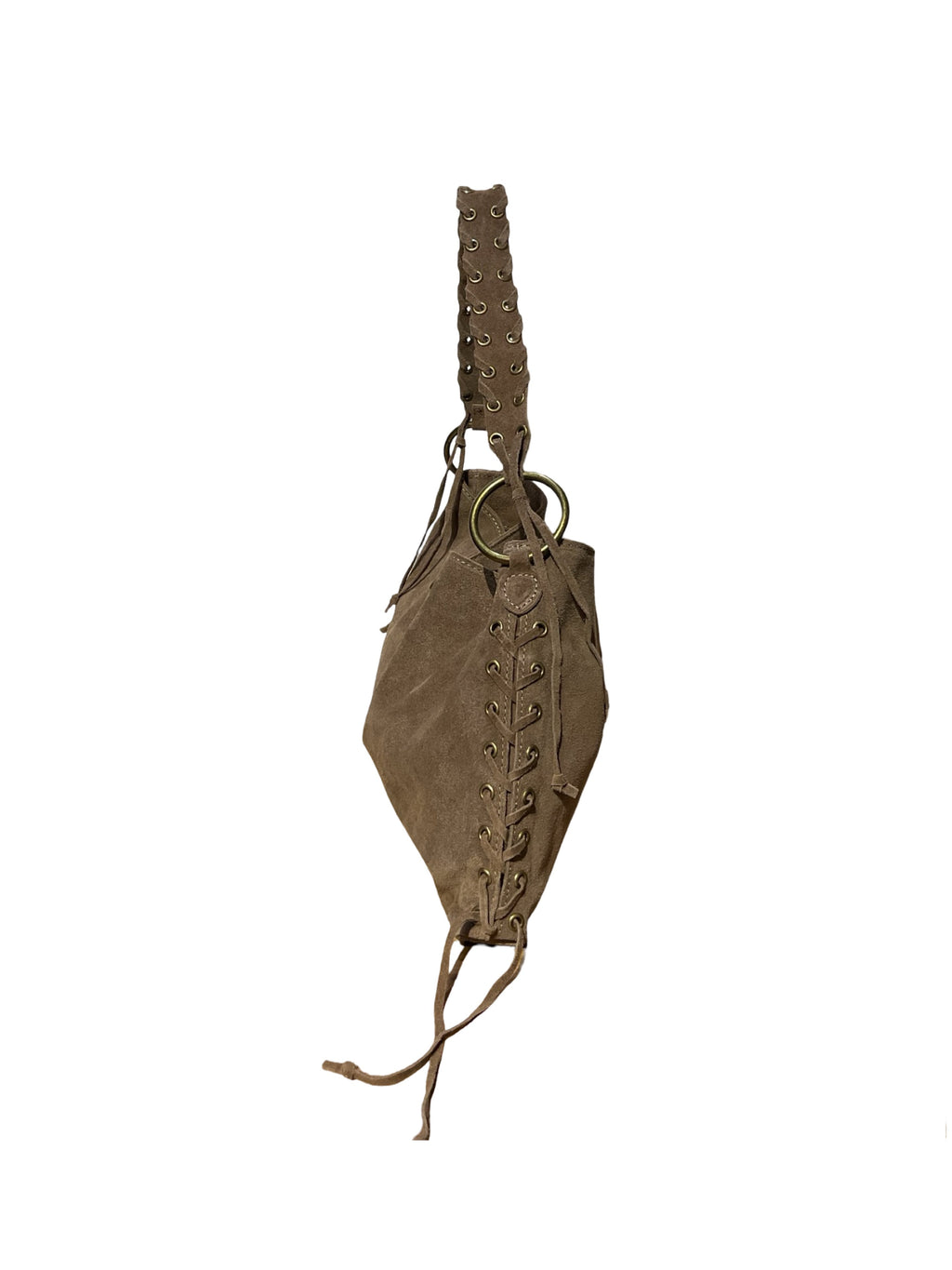 Sac à main en cuir suédé Lanel LOUISA LEE