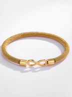 Bracelet homme infini en acier inoxydable ÉLINE L’ATELIER