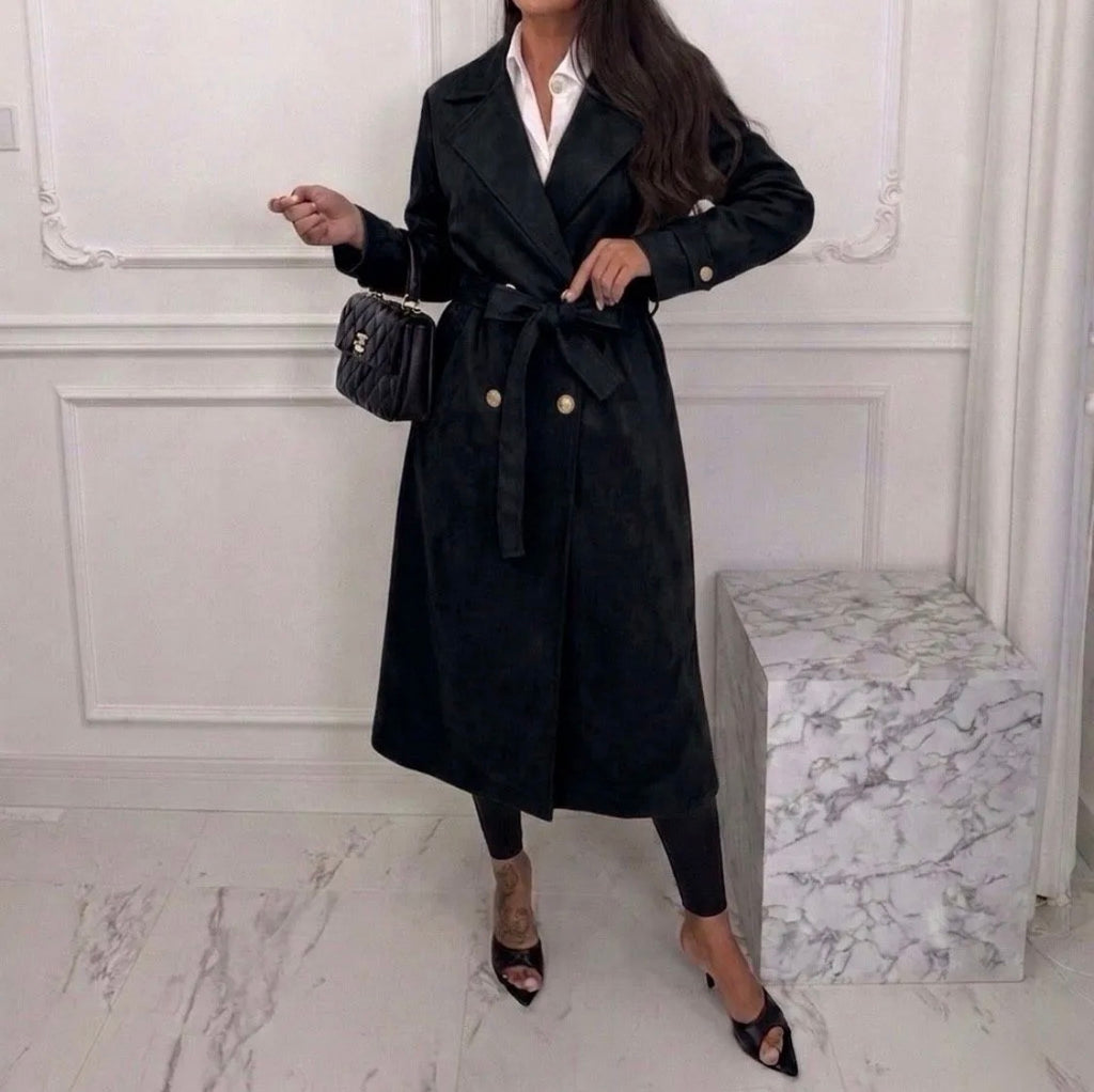 Trench en suédine ESTEE BROWN