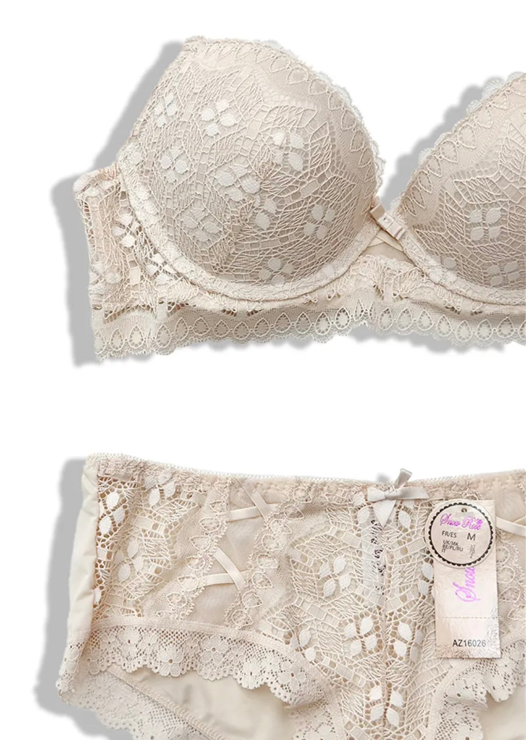 Ensemble Soutien-gorge + Culotte Bonnet C BELLE COM'ELLE