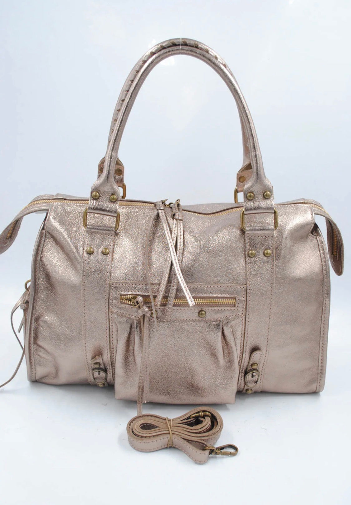 Sac format A4 cuir vachette SYSTYLE