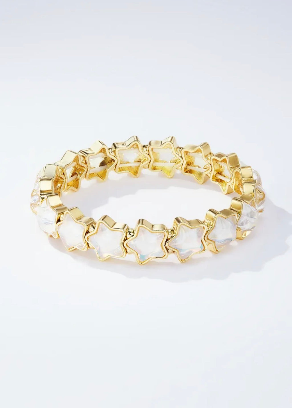 Bracelet élastique étoiles cristaux irisés BYREN | ÉLINE L'ATELIER