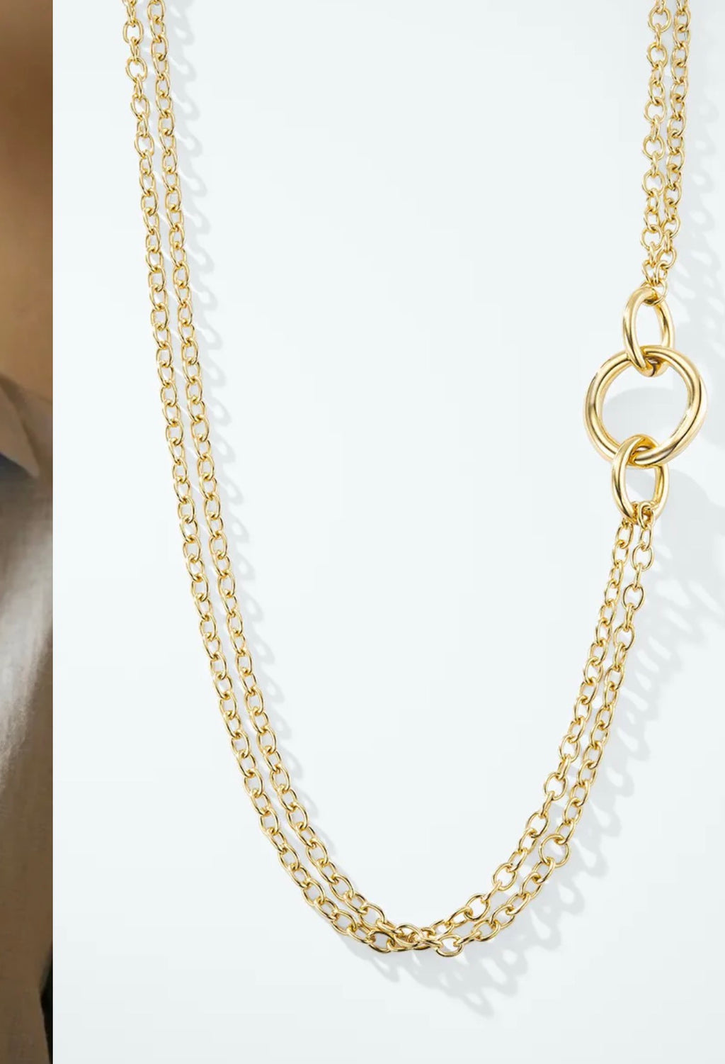Collier sautoir doré ÉLINE L’ATELIER