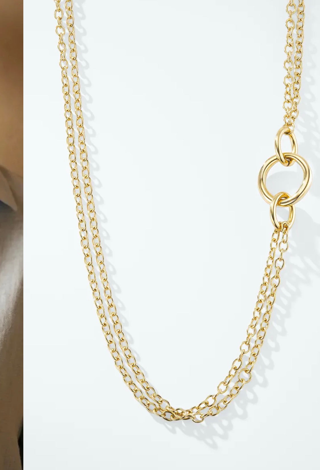 Collier sautoir doré ÉLINE L’ATELIER