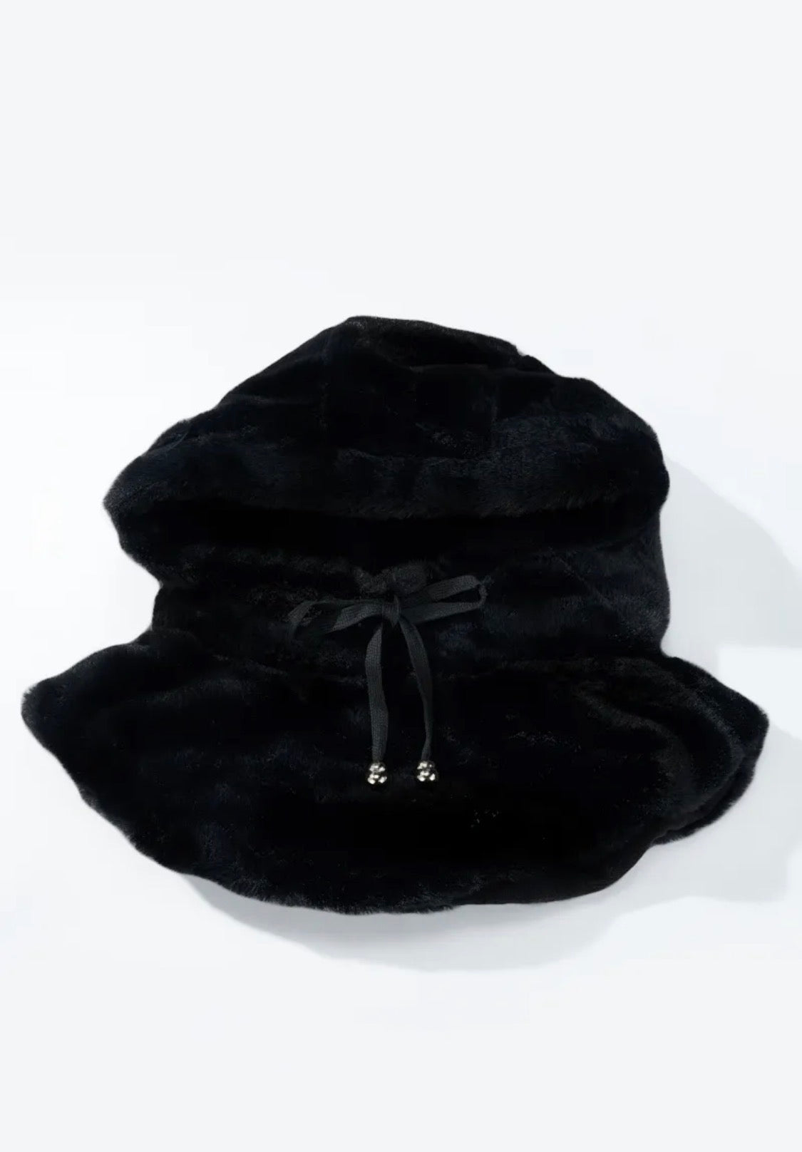 Cagoule moumoutée polaire ÉLINE L'ATELIER