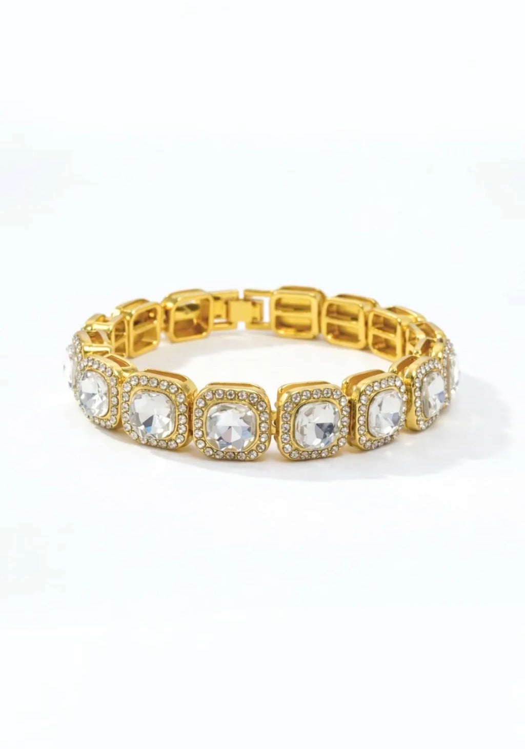 Bracelet strass homme 20 cm ÉLINE L'ATELIER