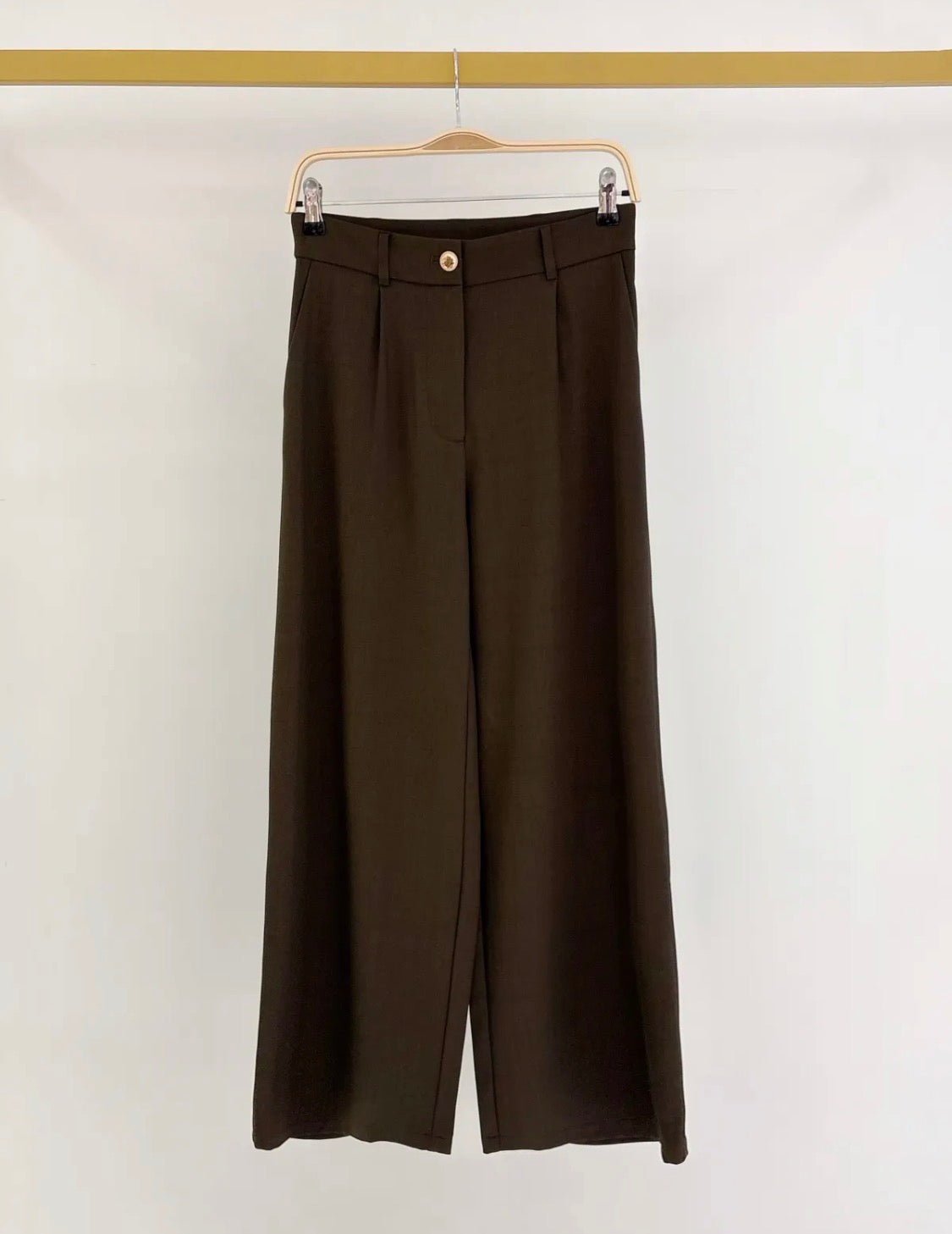 Pantalon tailleur en polyester et élasthanne FRIME